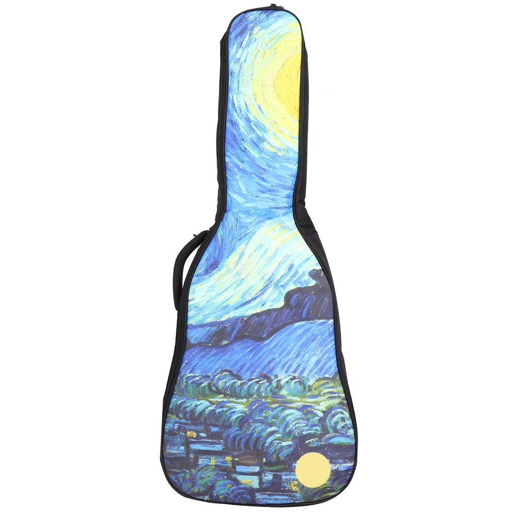 Guitar Backpack Handheld Nylon Thicken Dual Purpose Printed Musical Instrument Storage Bag4041in