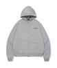 Signal Logo Hoodie 2-Way Zip-Up_Gray