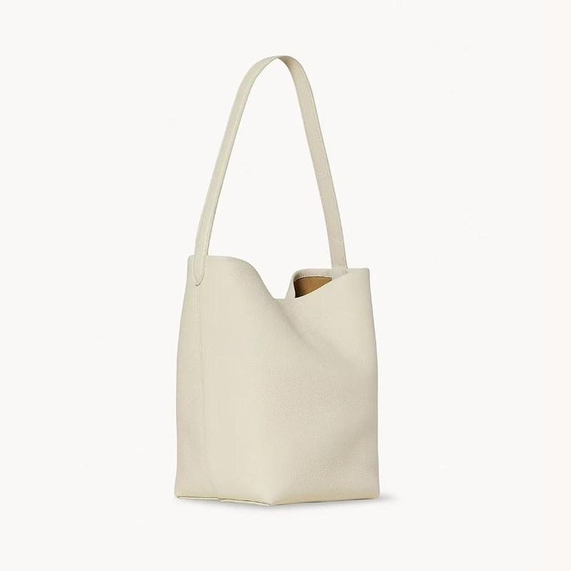 Small and High-end TR Bucket Bag Tote Bag Retro Large Capacity Leather Women's Bag Simple and Fashionable Shoulder Bag
