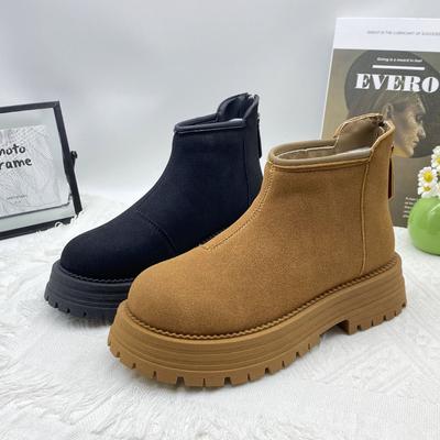 Thick-soled Snow Boots Women's Velvet Martin Boots New Winter Cotton Boots Thermal Cotton Shoes Short Boots