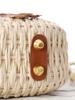 Neue Damen-Crossbody-Strandtasche aus gewebtem Papierseil