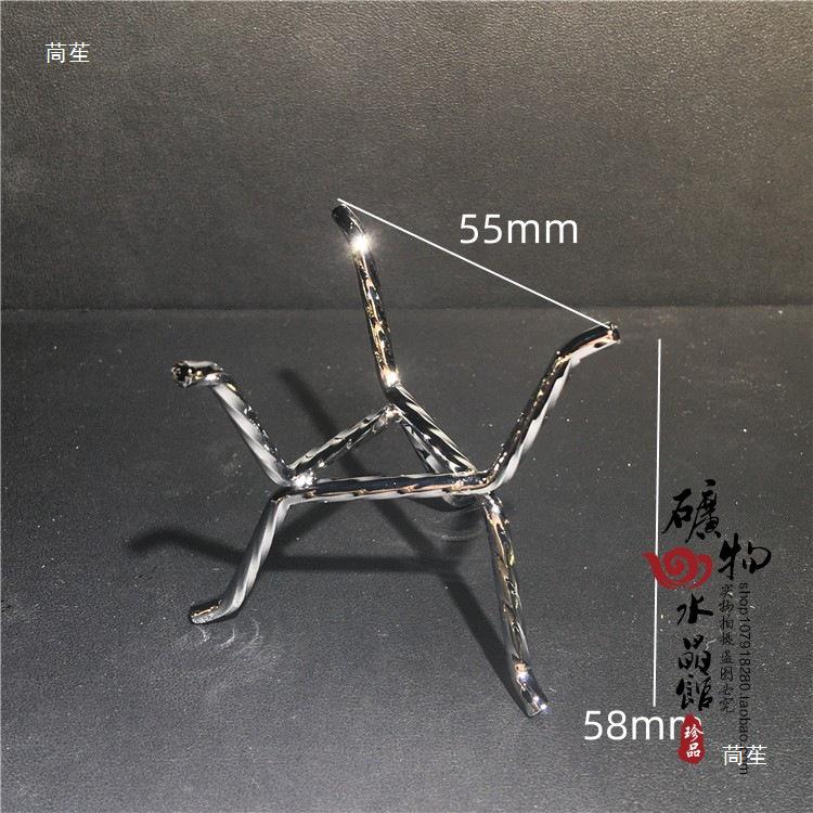 Crystal Stone Metal Bracket Alloy Display Shelf Decor