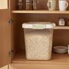 Insect Proof Pet Food Container with Wheel Rice Dispenser Durable Pet Food Storage Jar  Flour
