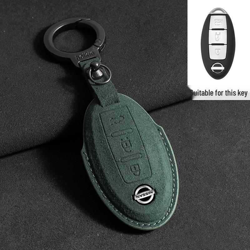 Nissan Car Key Cover for Altima, Sylphy (14th Gen), Qashqai, X-Trail, Tiida, Bluebird, Kicks, Tanlu, Loulan