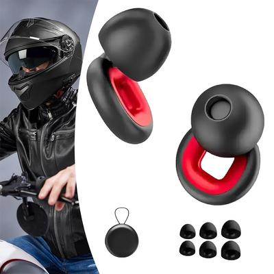 Zatyczki do uszu Moto Earplugs-27 Db, zatyczki do uszu zapobiegające chrapaniu, wielokrotnego użytku zatyczki do uszu redukujące hałas motocykla, zatyczki do uszu do spania i redukcji hałasu