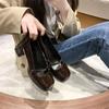 Britischen Stil Retro Temperament Mary Janes frauen Schuhe Karree Alle-spiel High Heels Pumps 2024 Neue Mode Frühjahr herbst