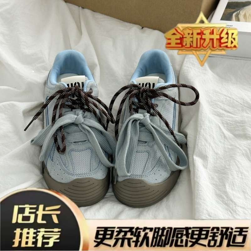 American retro board shoes women's 2025 summer new versatile little white shoes ins breathable niche student casual board shoes