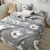 Cute Cartoon Polar Bear Summer Quilt Skin-friendly Comfortable Animals Print Air Conditioning Quilted Quilt for Kids Boys Girls