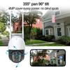 Cámara de seguridad solar PTZ WiFi inalámbrica visión nocturna a color vigilancia inteligente exterior