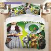 Fantasy Magic Adventure Three-piece set (1 * duvet cover + 2 * pillowcase, without core) 2D Flat Bedding set Christmas birthday gift