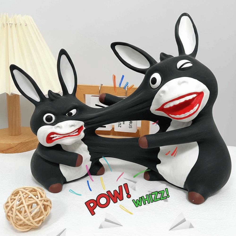 Indestructible Squeeze Toy Slow Rising Donkey Shape Squeeze Toy Cute Stress Relief Toy  Anti Stress