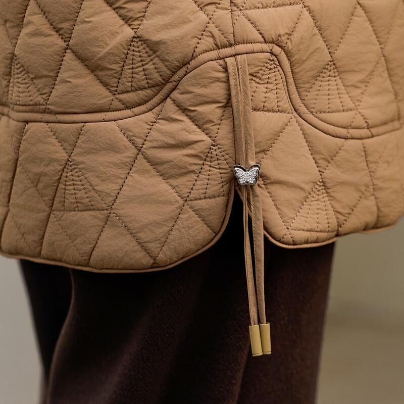 Women's Diamond Quilted Hooded Padded Jacket