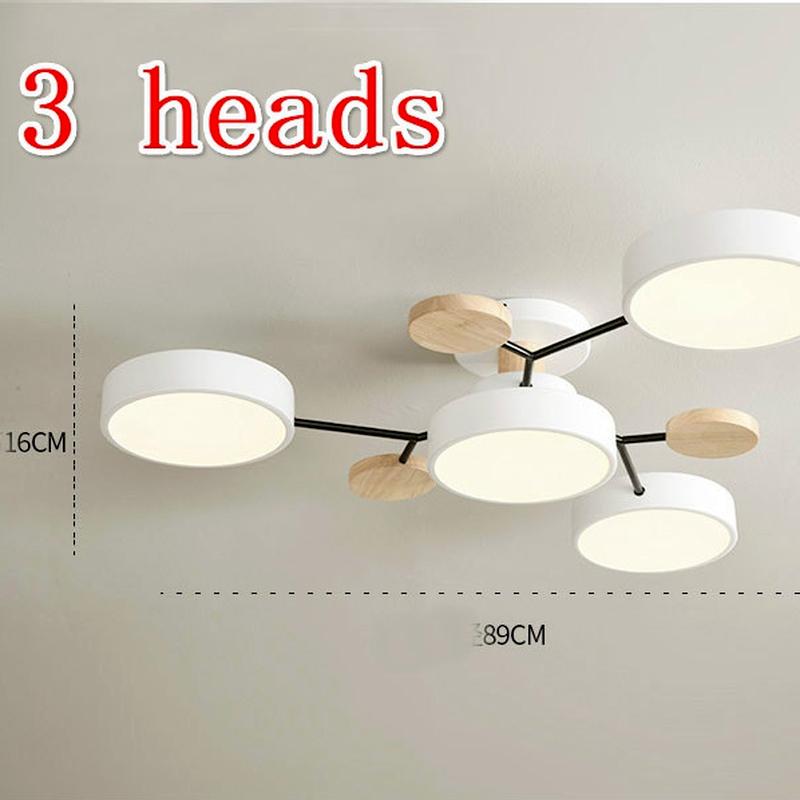 Nordic Living Room Lamp Macaron Ceiling Lamp Modern Minimalist Study Bedroom Lamp