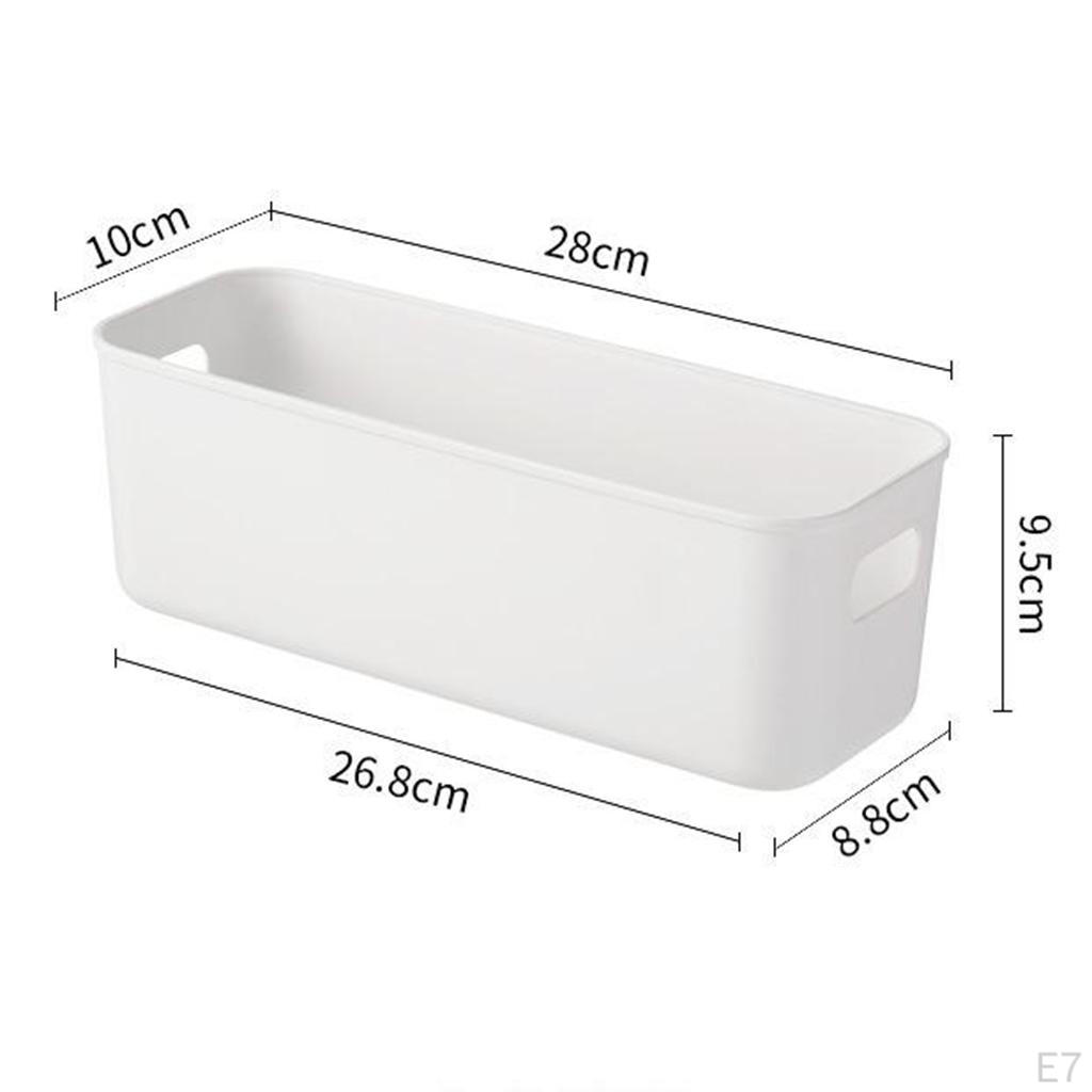 Home Organizer Boxes With Handle For Kitchen, Closet, Pantry, Bedroom, Bathroom, Hallway, Entryway