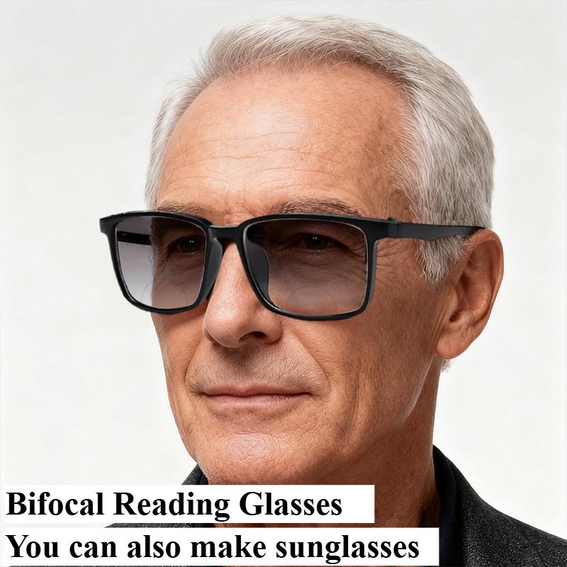 Bifocal Reading Glasses for Men Women Presbyopia Sunglasses Fashion Eyewear with Prescription Lenses