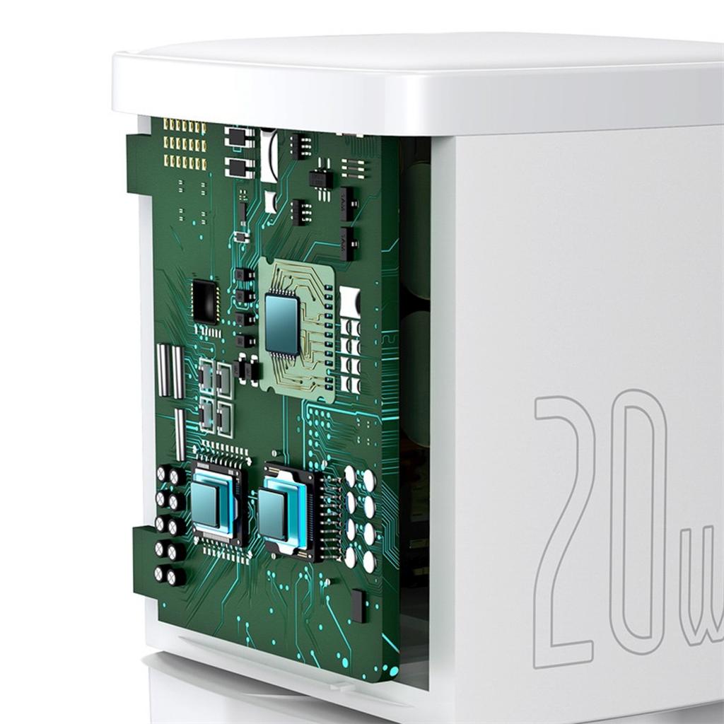 Ładowarka Sieciowa Usb-C Pd Cube 20W - Biała
