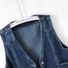 Women's Versatile Denim Vest - Slimming, Retro, Fashionable Outerwear for Spring and Autumn