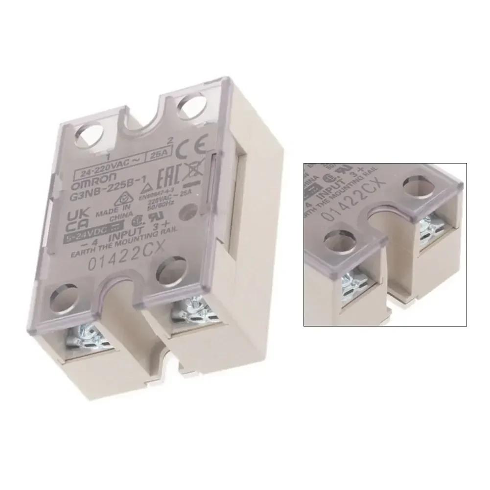 Industrial Solid State Relay G3NB225B1524VDC 25A Max Load for Heaters Motors and Solenoid Valves with DC24V Input