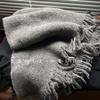 Autumn and Winter Warm Wool Tassel Triangle Scarf Women's Cold Proof Shawl Scarf Scarf