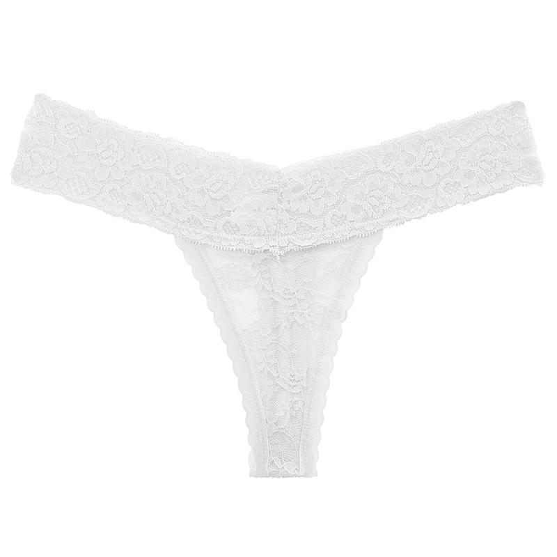 

FINETOO женские кружевные стринги с низкой посадкой, сексуальные трусики-стринги с цветочным принтом, женские трусы M-XL с Т-образной спинкой, кружевное нижнее белье для девочек, нижнее белье, нижнее белье XL белый