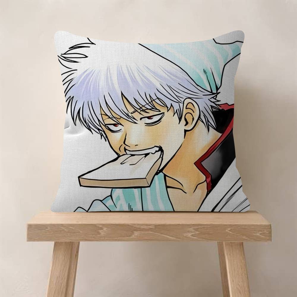 Anime G-GINTAMA Pillowcase Toon Gift Cushion Cover Bedroom Home Sofa Chair Seat Decor Pillow Case