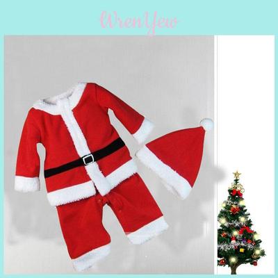 Luxurious Children's Christmas Costumes Santa Claus Boys And Girls Ensemble For Festive Fun