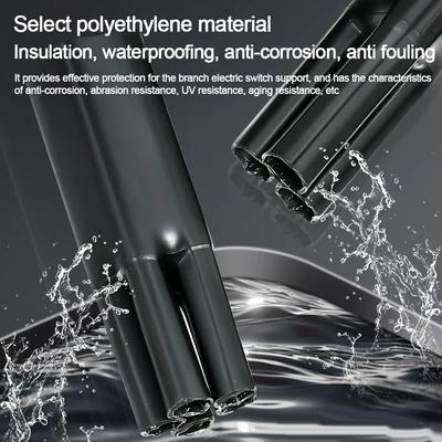 New 2/3/4/5/Core Heat Shrink Wrap Tube Waterproof With Glue Separate Branch Splitter Black Wiring Protection Sleeve