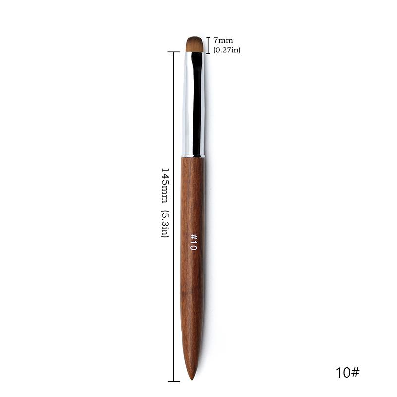 French Nail Art Brushes Flowers Drawing Pen Versatile Nail Drawing Pen Nail Tools Sandalwood Handle Manicure Pen