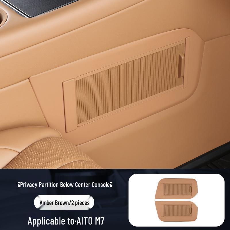 AITO M7/M8 Center Console Privacy Partition Roll-Up Storage Box for 26 Models
