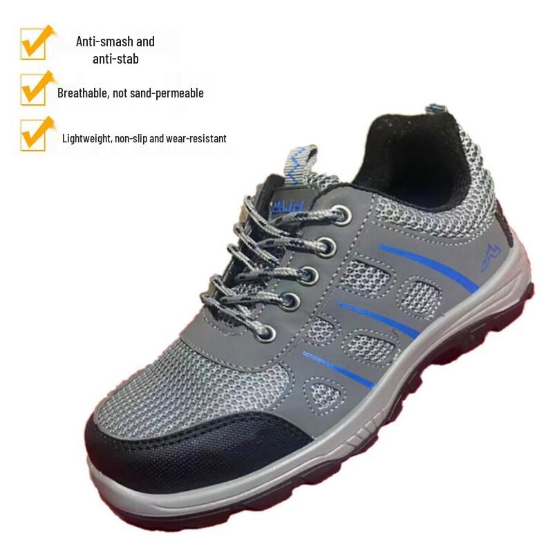 BoZong Lightweight Anti-Smash Anti-Puncture Safety Shoes 36