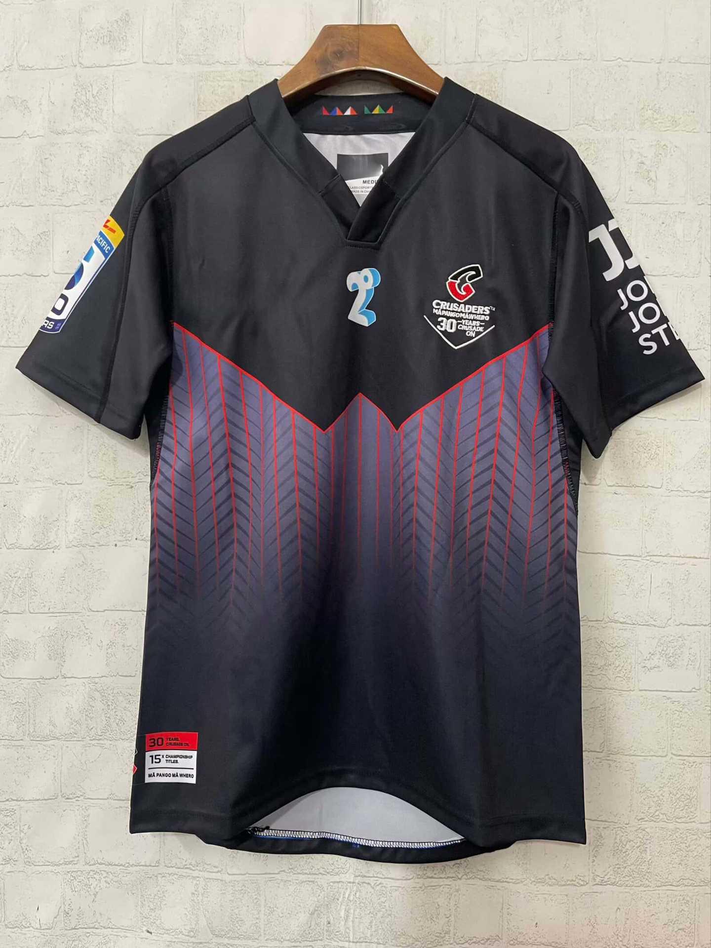 

Crusaders 2026 Men s Home & Away Rugby Jersey (Short Sleeve) M