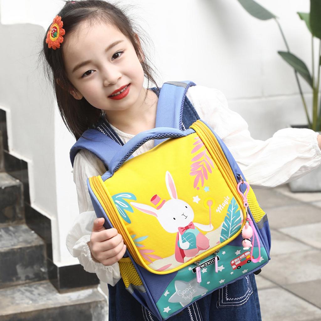 Cartoon Bag Weight Loss Massage Shoulder Straps Safe Waterproof Kids Bag for Outdoor School Home Tra