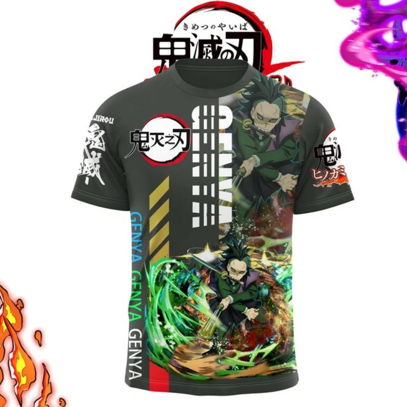 

Останній вбивця демонів Футболка унісекс з 3D-принтом Японське аніме Вулична мода Топи з короткими рукавами Дихаюча вулична чоловіча сорочка 6XL