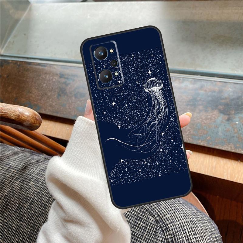 Magic Jellyfish Case For Realme 13 Pro Plus 11 12 14  C71 C75 C55 C51 C53 C25 C63 C61 C65 C67 GT6 GT7 15 Pro