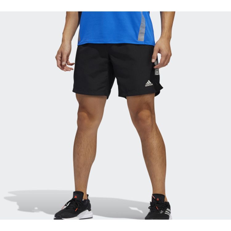 Adidas Woven Athletic Shorts Men Bottoms Black EH4216