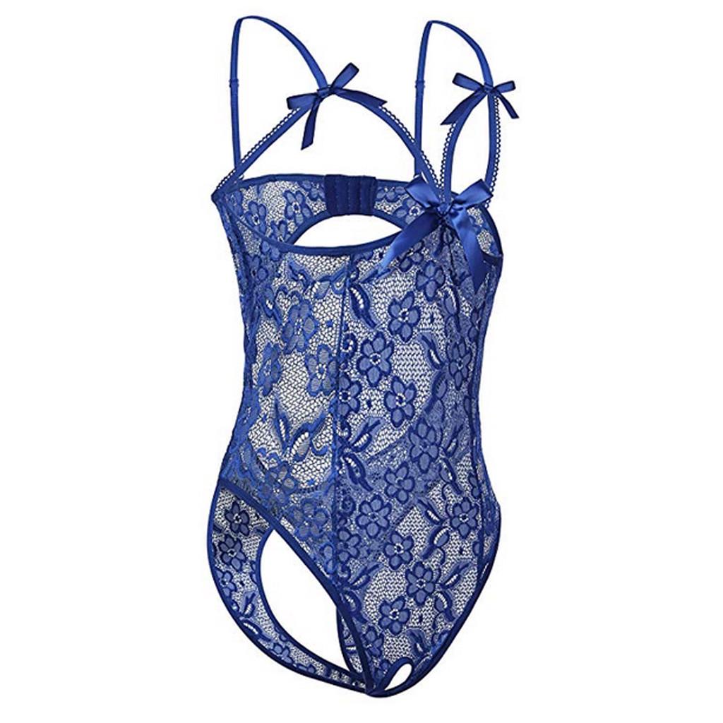 Women Lace Sexy Lingerie One-Piece Garment Lace Pajamas Underwear