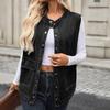 Women's Fashion Casual Solid Color Denim Jacket Short Top
