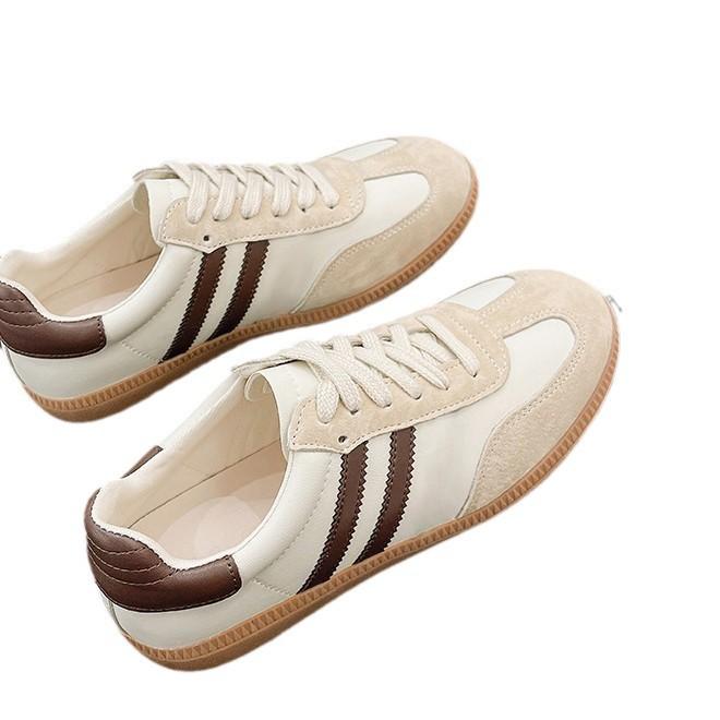 Casual versatile skirt lightweight thick-soled little white women's shoes new simple autumn retro shoes