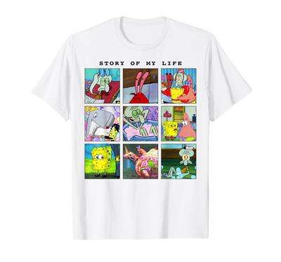 Spongebob Schwammkopf Geschichte meines Lebens Meme T-Shirt