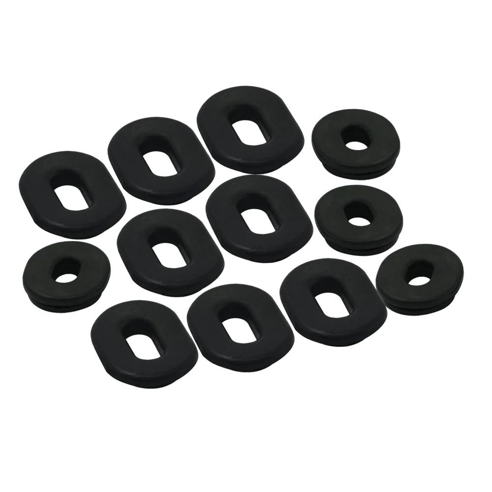 12 stuks Rubberen Zijpaneel Frame Doorvoertuig Set Voor Honda 83551-300-000 17247-303-000