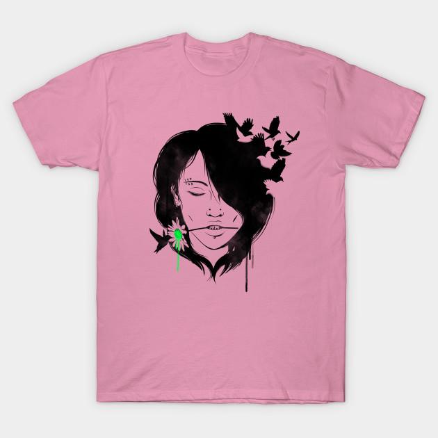 T Shirt Women Daisy Harajuku Print Kawaii Tshirt Summer Short Sleeve Female T-Shirt Top Tee