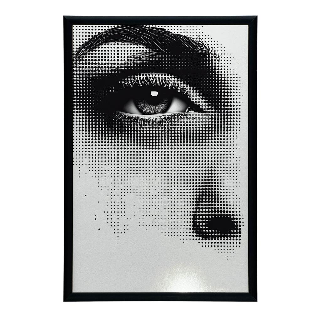 Stylish Eye Stylish Eye, 40X50 Cm, Gold Aluminum Frame, 230 Gsm Matte Paper