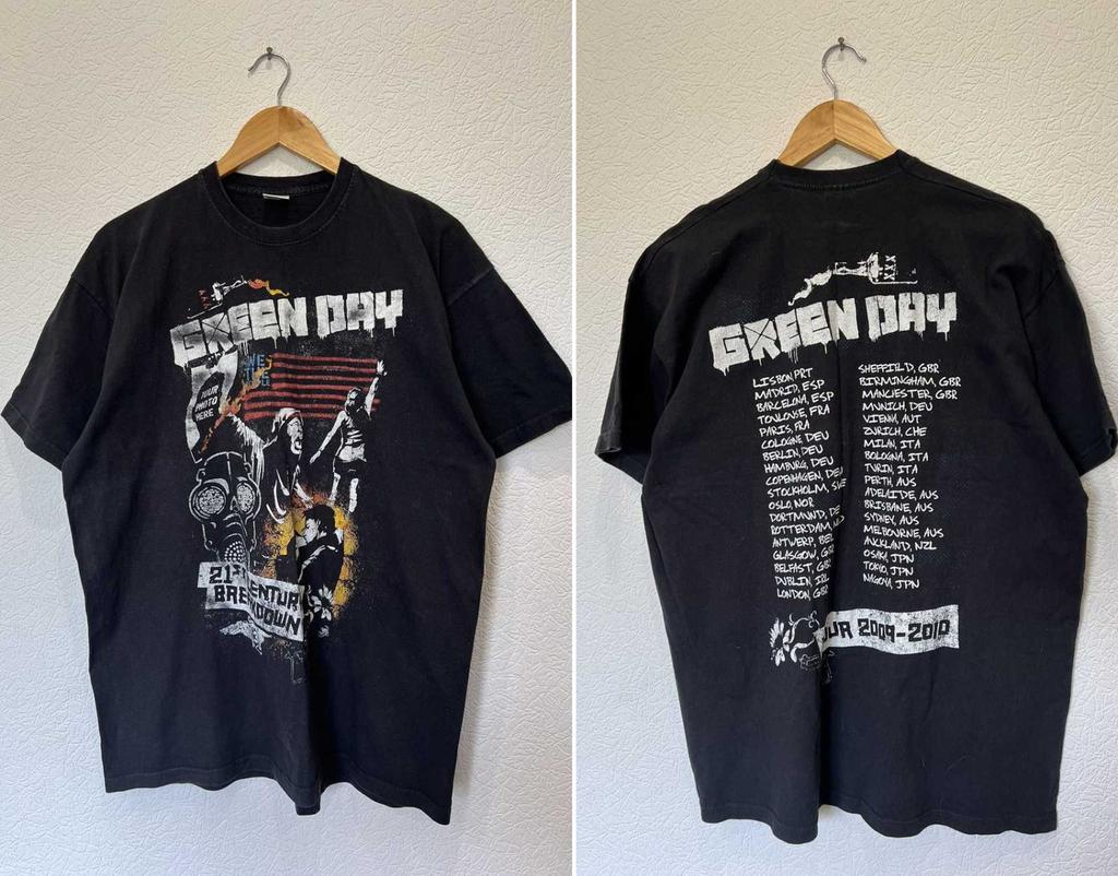 Band Tees × Rock T Shirt × Vintage Vintage Green Day Band T Shirt Tee