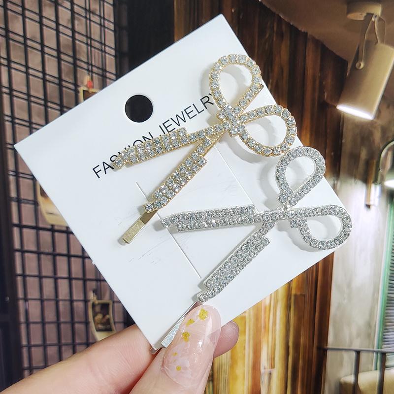 Kristall für Frauen Koreanische Neue Haarnadeln Mädchen Geometrische Perlen Haarspangen Mode Haarklammer Seitenclip Haaraccessoires