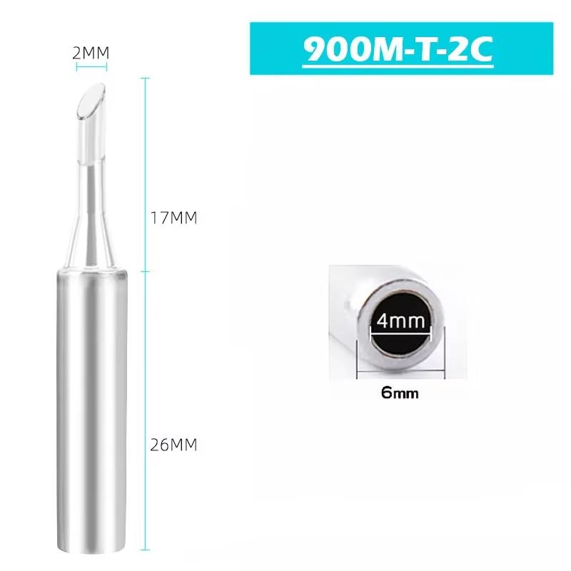 2/5/10PC 900M-T Series Soldering Iron Tips DIY Electric Soldering Iron Replacement Tip Repair Welding Tools Constant Temperature