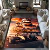 Lando Norris Crystal Velvet Rug, Custom Name Text Personalized Non‑Slip Floor Mat for Home Decor Gift