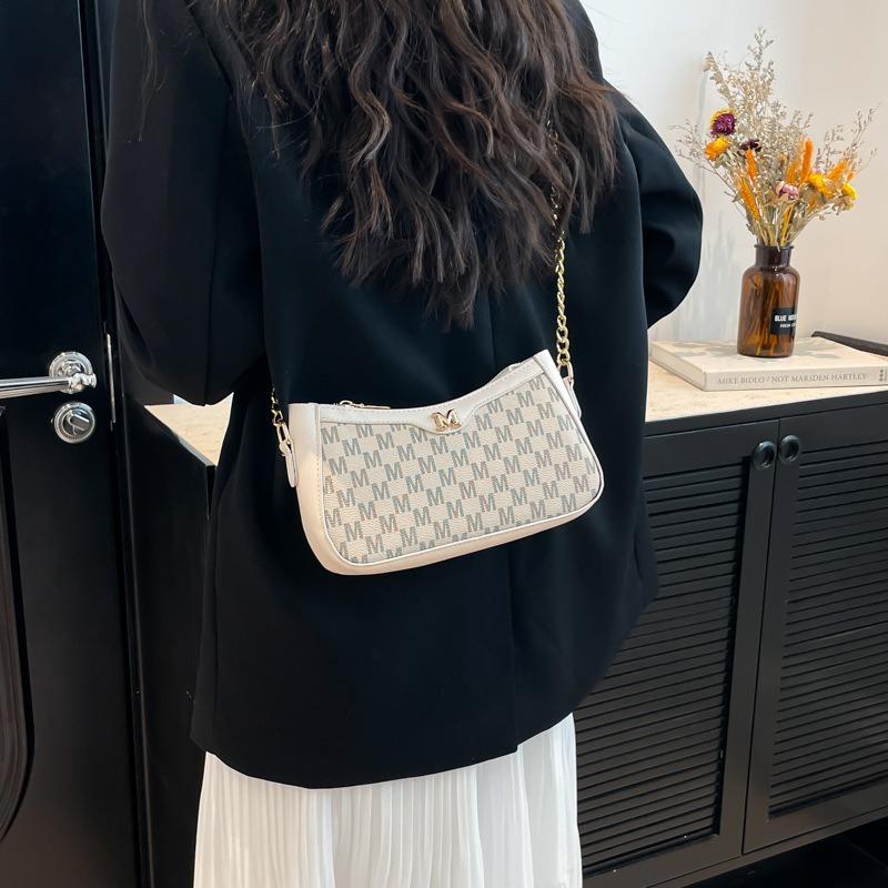 New trendy shoulder bag women's niche underarm bag commuting fashion simple oblique span small square bag