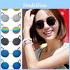 Lightweight Metal Frame Retro Round Sunglasses With Strong Uvb Sun-rays Protection
