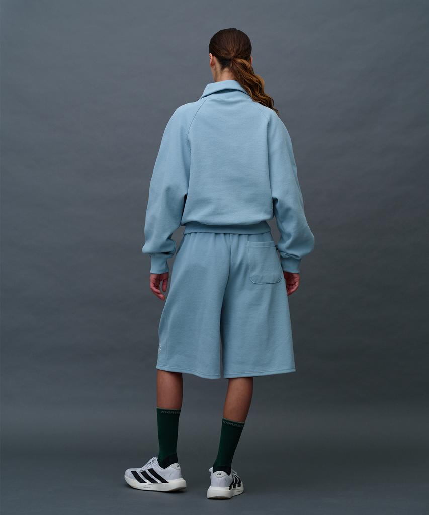 Minasu Waffle Sweat Training Bermuda Pants_Skyblue