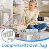 Travel Compression Bags 5 Pieces Clothes Storage Organizer Waterproof Space Saving Foldable Bags Pouch For Trip Moving Luggage